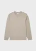 Men's Loopback Sweatshirt in Ash Grey sold by Sunspel