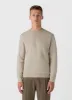 Men's Loopback Sweatshirt in Ash Grey sold by Sunspel