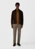 Men's Riviera Polo Shirt in Golden Brown sold by Sunspel