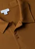 Men's Riviera Polo Shirt in Golden Brown sold by Sunspel