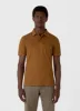 Men's Riviera Polo Shirt in Golden Brown sold by Sunspel