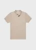 Men's Piqué Polo Shirt in Ash Grey sold by Sunspel