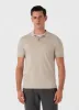 Men's Piqué Polo Shirt in Ash Grey sold by Sunspel
