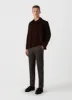 Men's Piqué Polo Shirt in Raisin sold by Sunspel