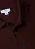 Men's Piqué Polo Shirt in Raisin sold by Sunspel