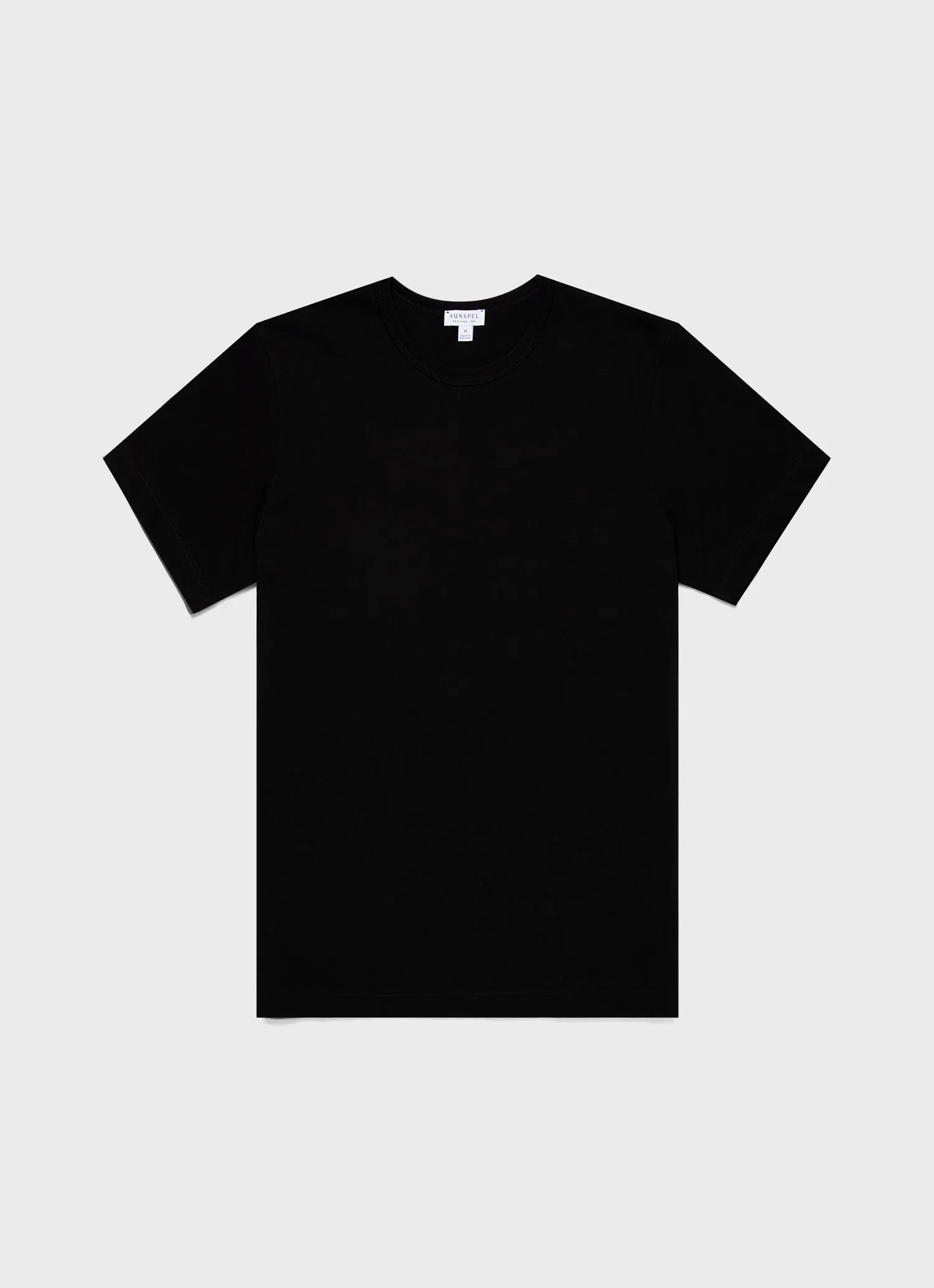 Men's Single Jersey T-shirt in Black sold by Sunspel