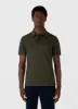 Men's Riviera Polo Shirt in Pine Green sold by Sunspel