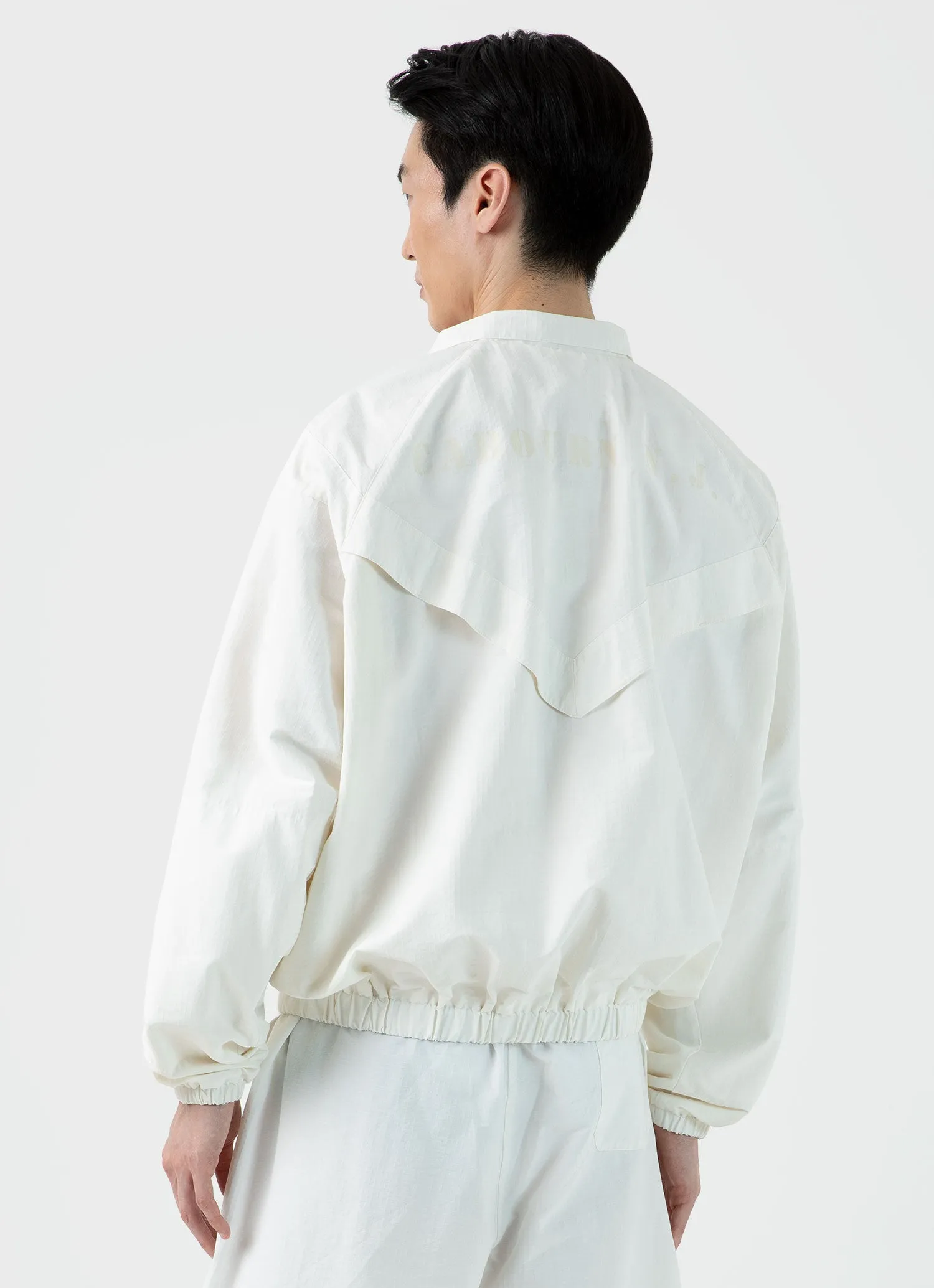 Men's Sunspel x Nigel Cabourn Ripstop Army Jacket in Off White sold by Sunspel product image thumbnail 5