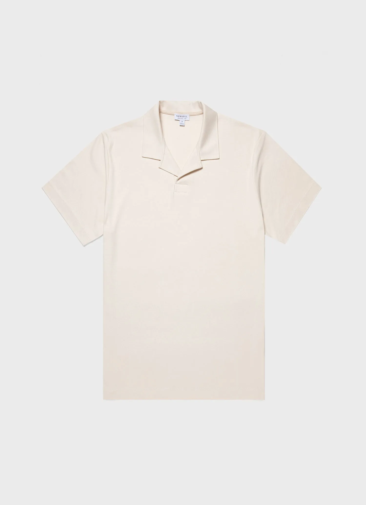 Men's Heavyweight Polo Shirt in Undyed sold by Sunspel