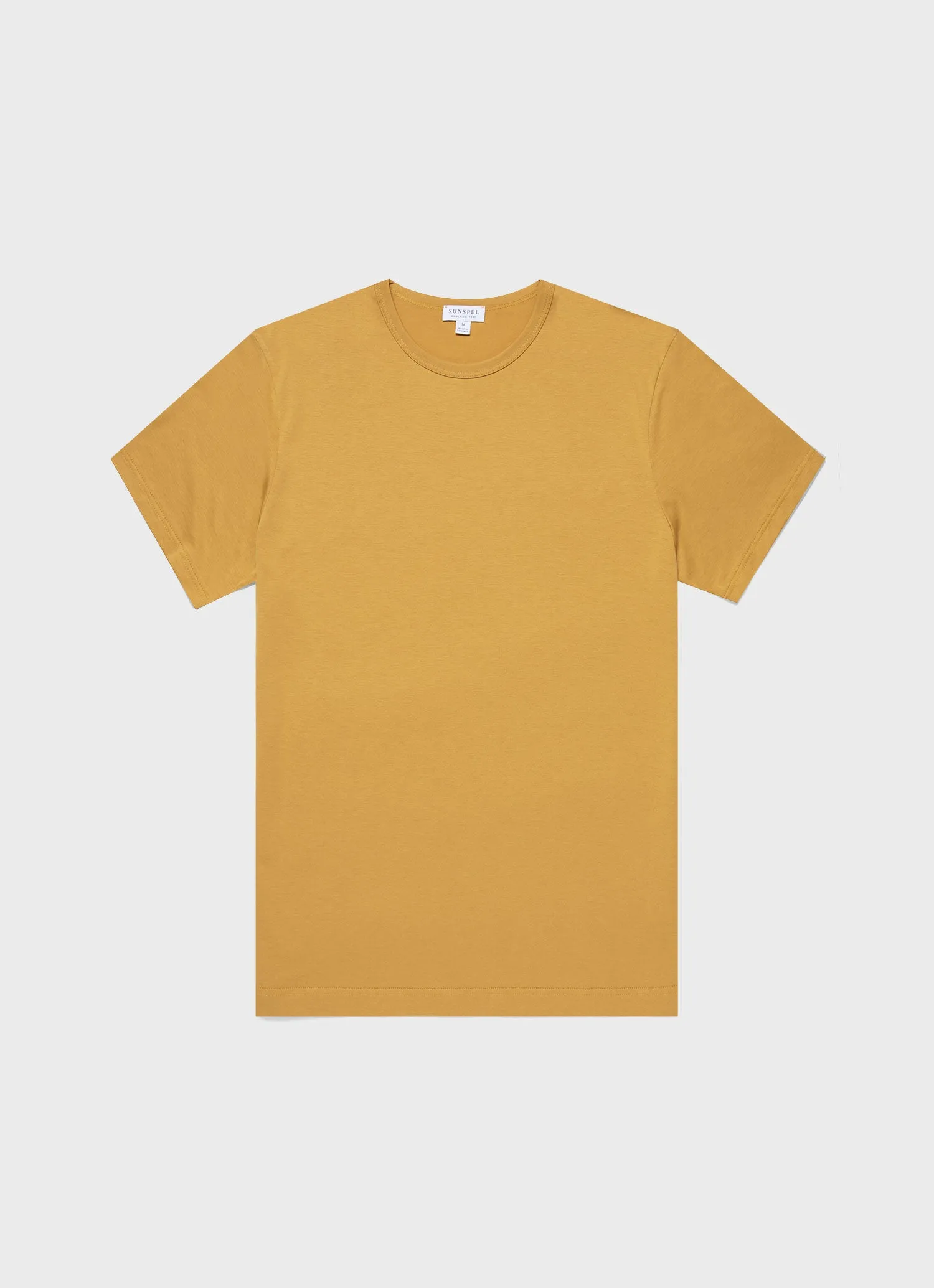 Men's Classic T-shirt in Mustard sold by Sunspel