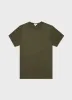 Men's Classic T-shirt in Pine Green sold by Sunspel
