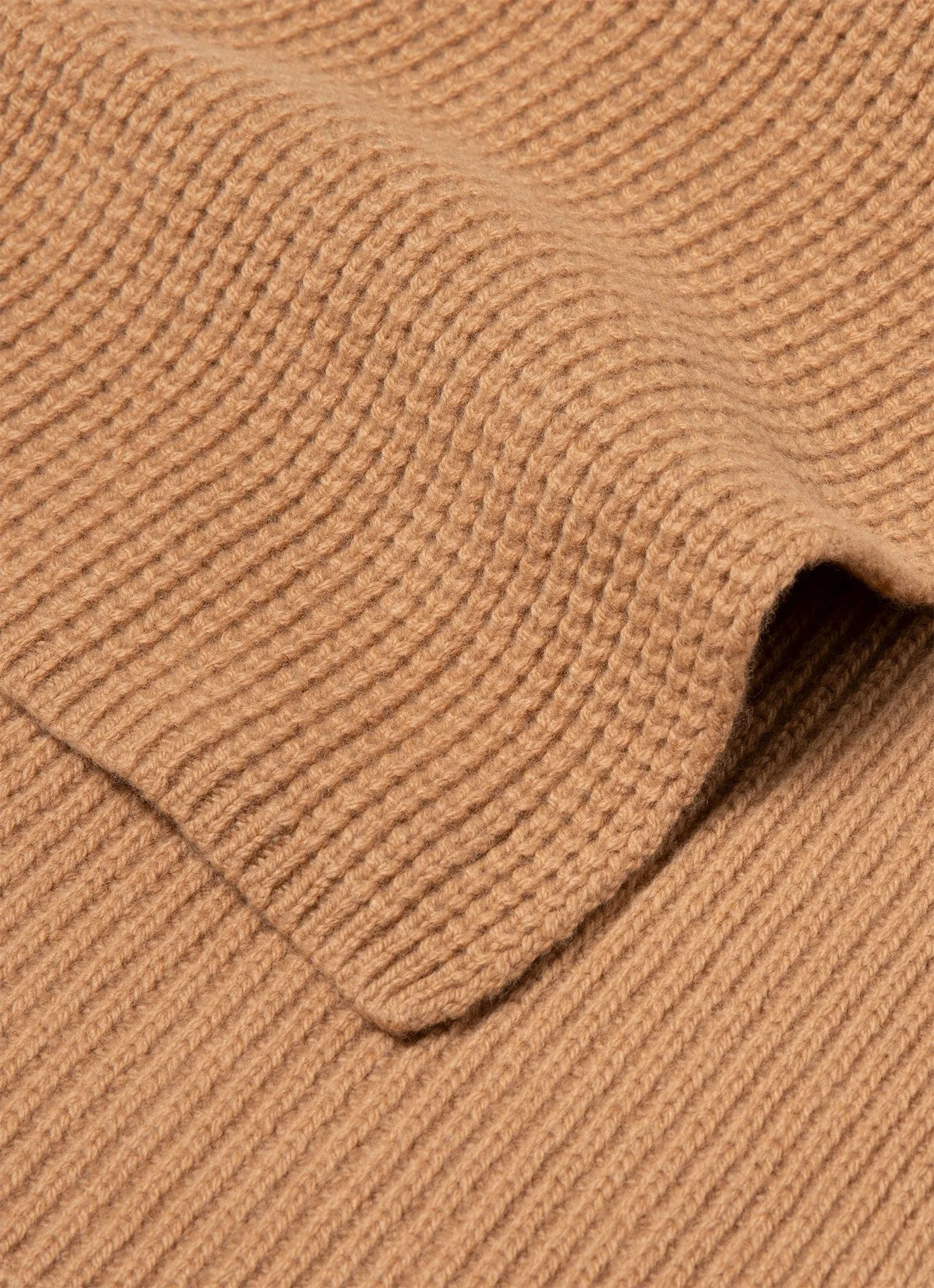 Textured Waffle Scarf in Sandstone sold by Sunspel product image thumbnail 2