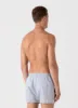 Men's Classic Boxer Shorts in Sky Blue/White sold by Sunspel