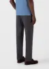 Men's Cotton Linen Trouser in Charcoal sold by Sunspel