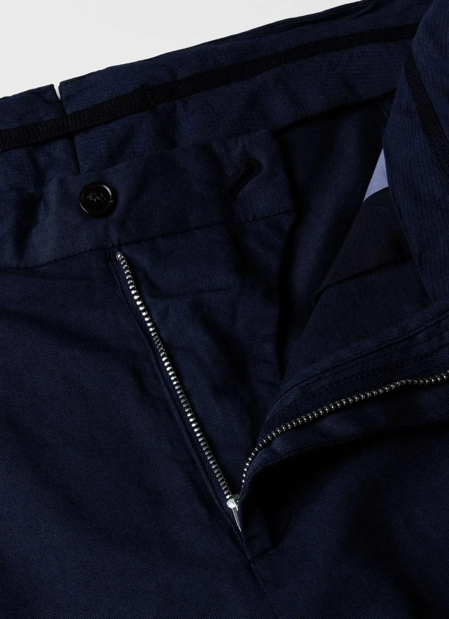 Men's Cotton Linen Trouser in Navy sold by Sunspel product image thumbnail 4