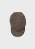 Cotton Linen Twill Cap in Khaki sold by Sunspel