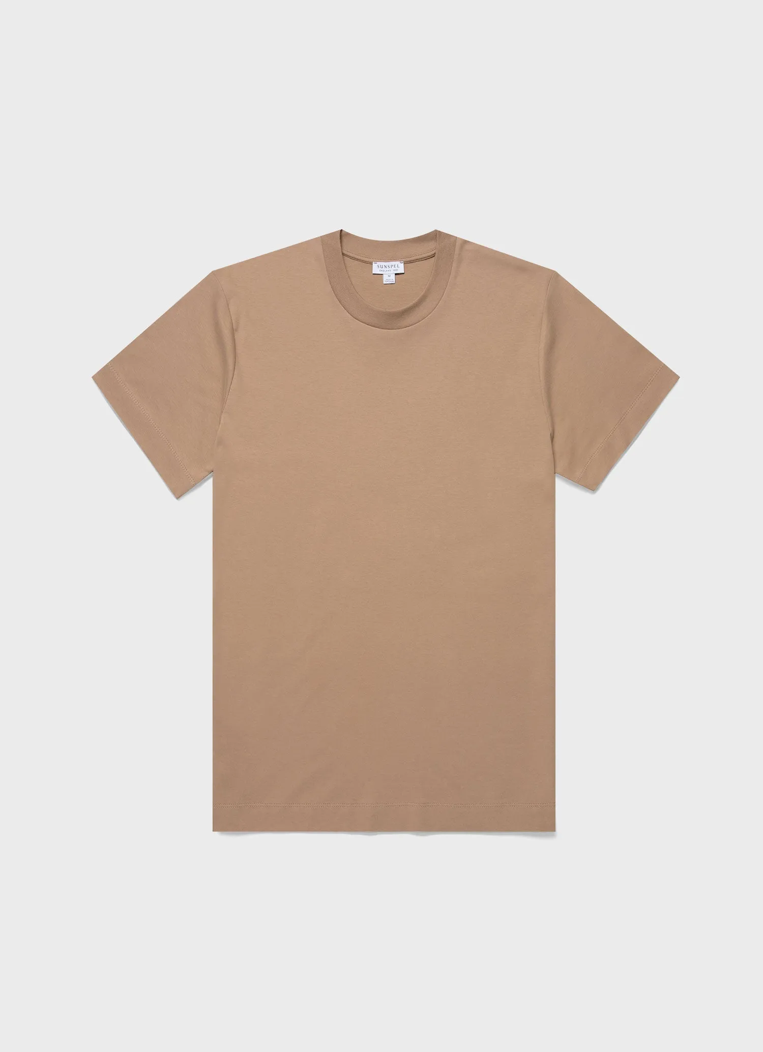 Men's Relaxed Fit Heavyweight T-shirt in Dune sold by Sunspel