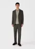 Men's Piqué Polo Shirt in Pastel Green sold by Sunspel