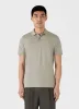 Men's Piqué Polo Shirt in Pastel Green sold by Sunspel