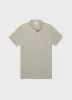 Men's Piqué Polo Shirt in Pastel Green sold by Sunspel