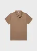 Men's Riviera Polo Shirt in Dune sold by Sunspel