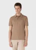 Men's Riviera Polo Shirt in Dune sold by Sunspel