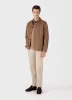 Men's Riviera Polo Shirt in Dune sold by Sunspel
