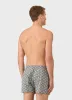 Men's Classic Boxer Shorts in Liberty Fabric in Navy/White Macsen sold by Sunspel