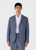 Men's Linen Blazer in Soft Denim Melange sold by Sunspel