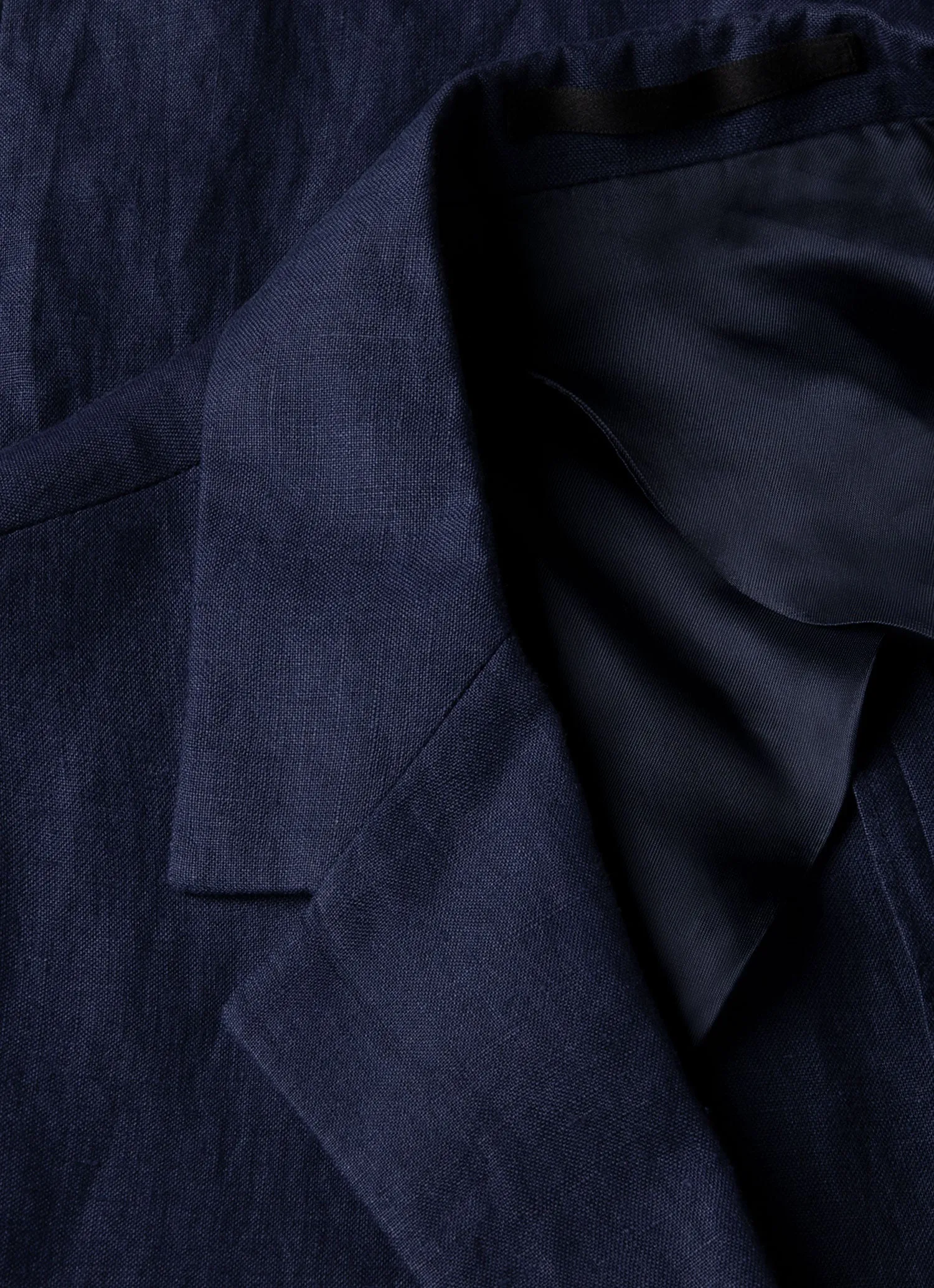 Men's Linen Blazer in Light Navy sold by Sunspel product image thumbnail 4