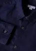 Men's Linen Shirt in Navy sold by Sunspel