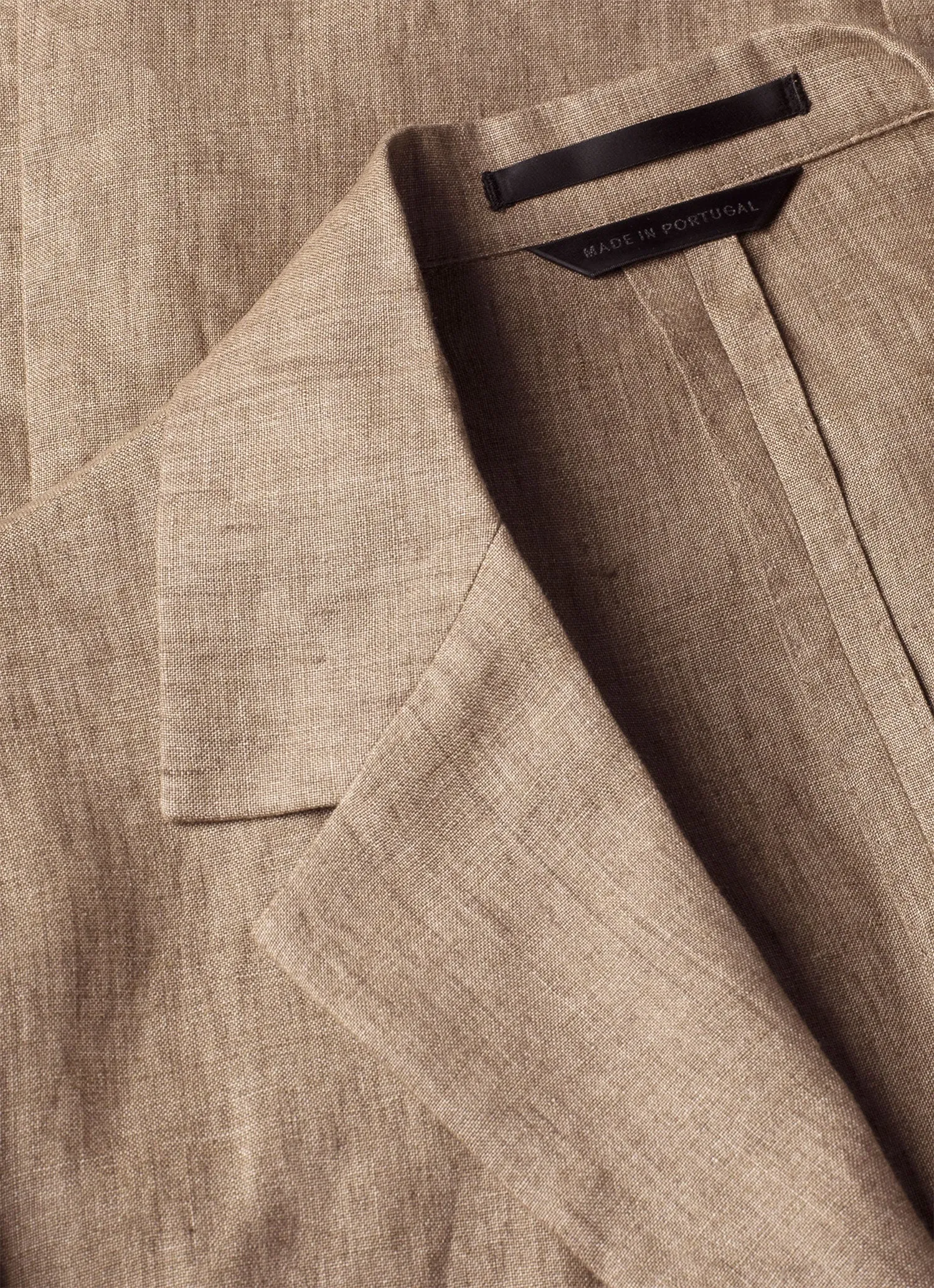 Men's Linen Two-Piece Suit in Dune Melange sold by Sunspel product image thumbnail 5