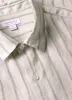 Men's Short Sleeve Linen Shirt in Dune/Ecru sold by Sunspel
