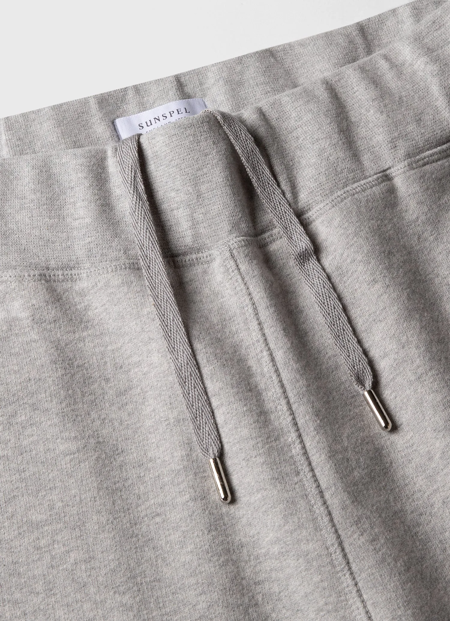 Men's Sunspel x Ron Herman Sweatpant in Grey Melange sold by Sunspel product image thumbnail 2