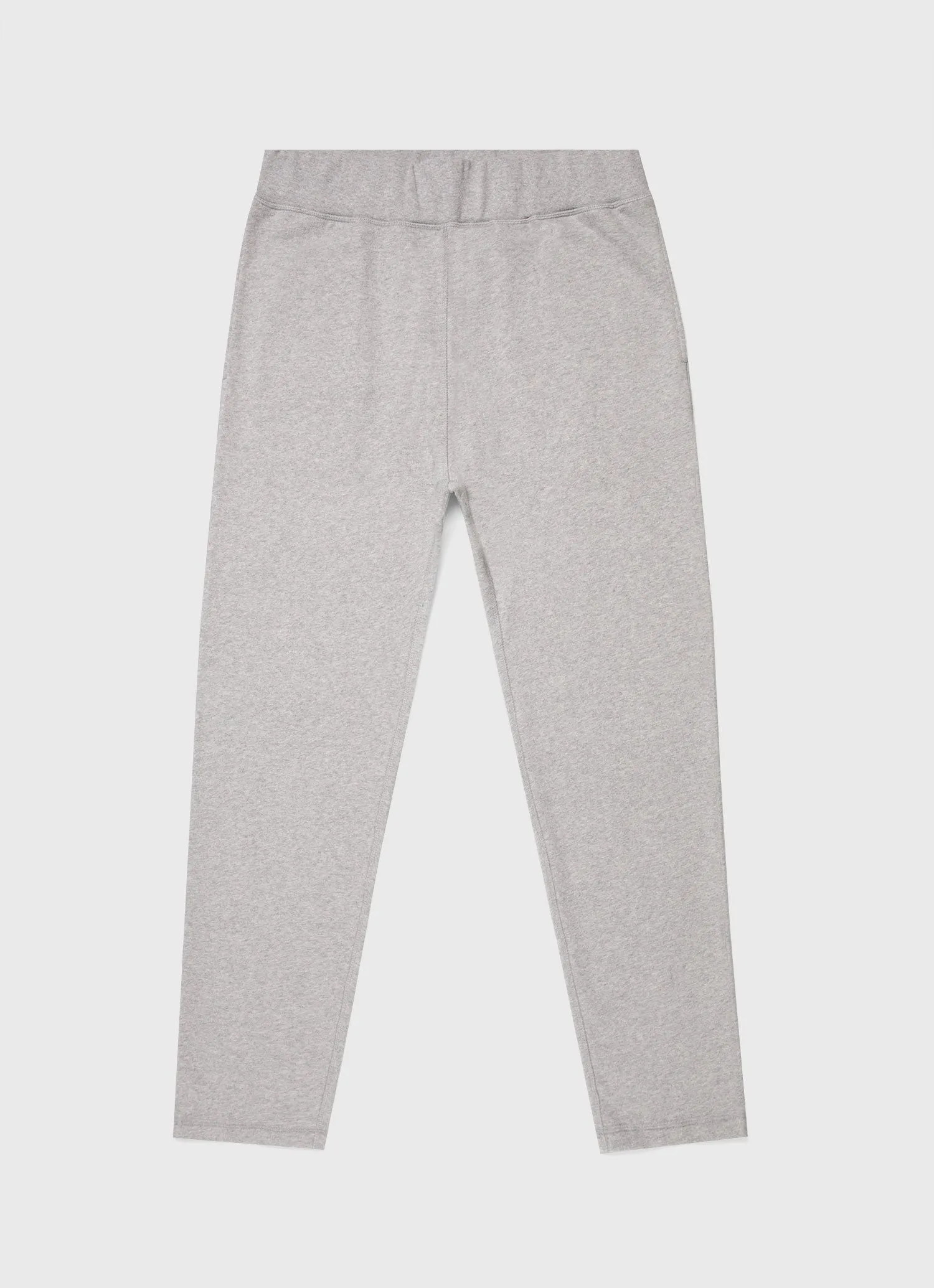 Men's Sunspel x Ron Herman Sweatpant in Grey Melange sold by Sunspel