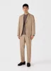 Men's Classic T-shirt in Walnut sold by Sunspel