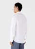 Men's Linen Shirt in White sold by Sunspel