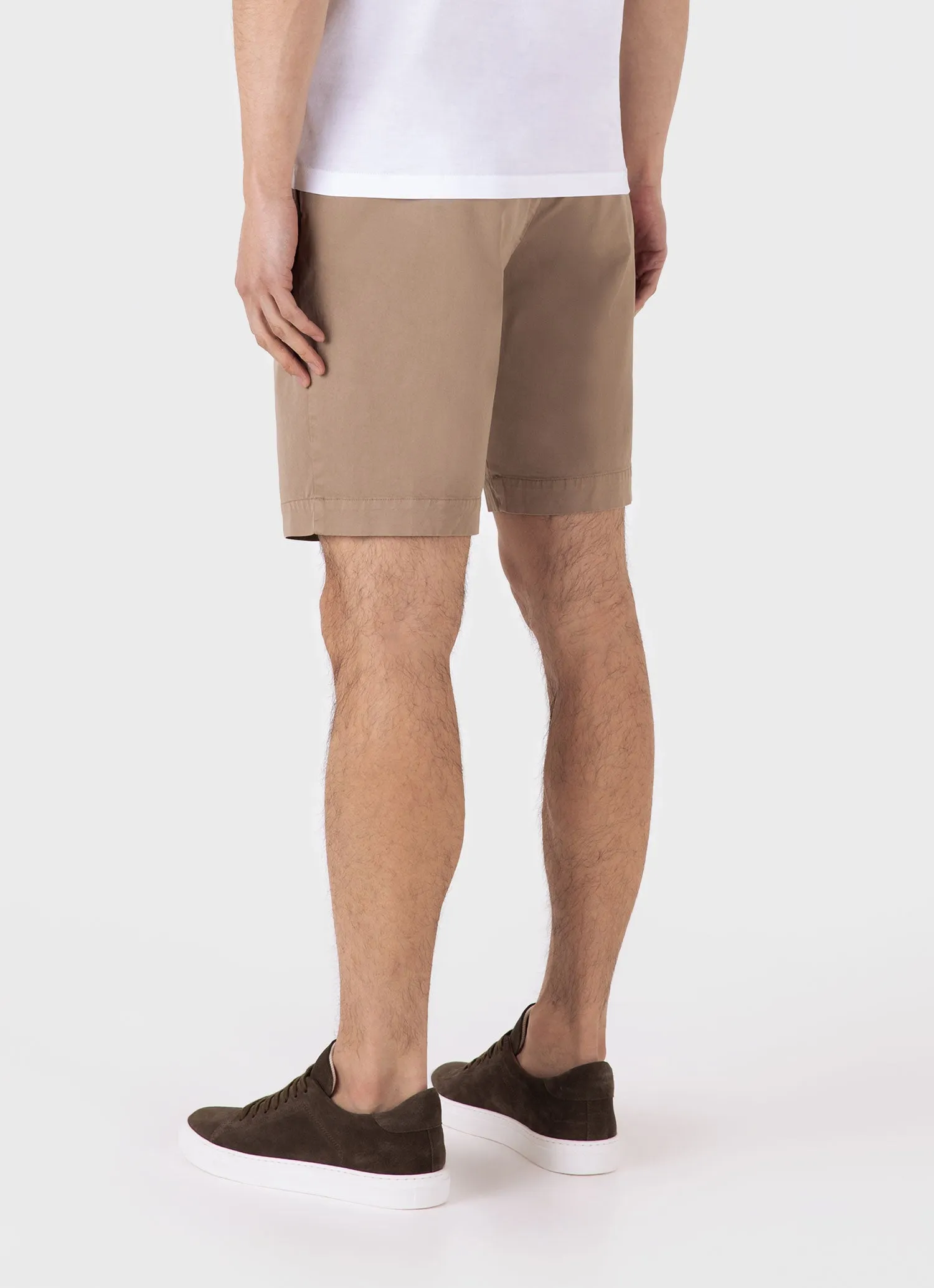 Men's Chino Shorts in Dark Stone sold by Sunspel product image thumbnail 5