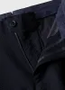 Men's Seersucker Wool Trouser in Navy sold by Sunspel