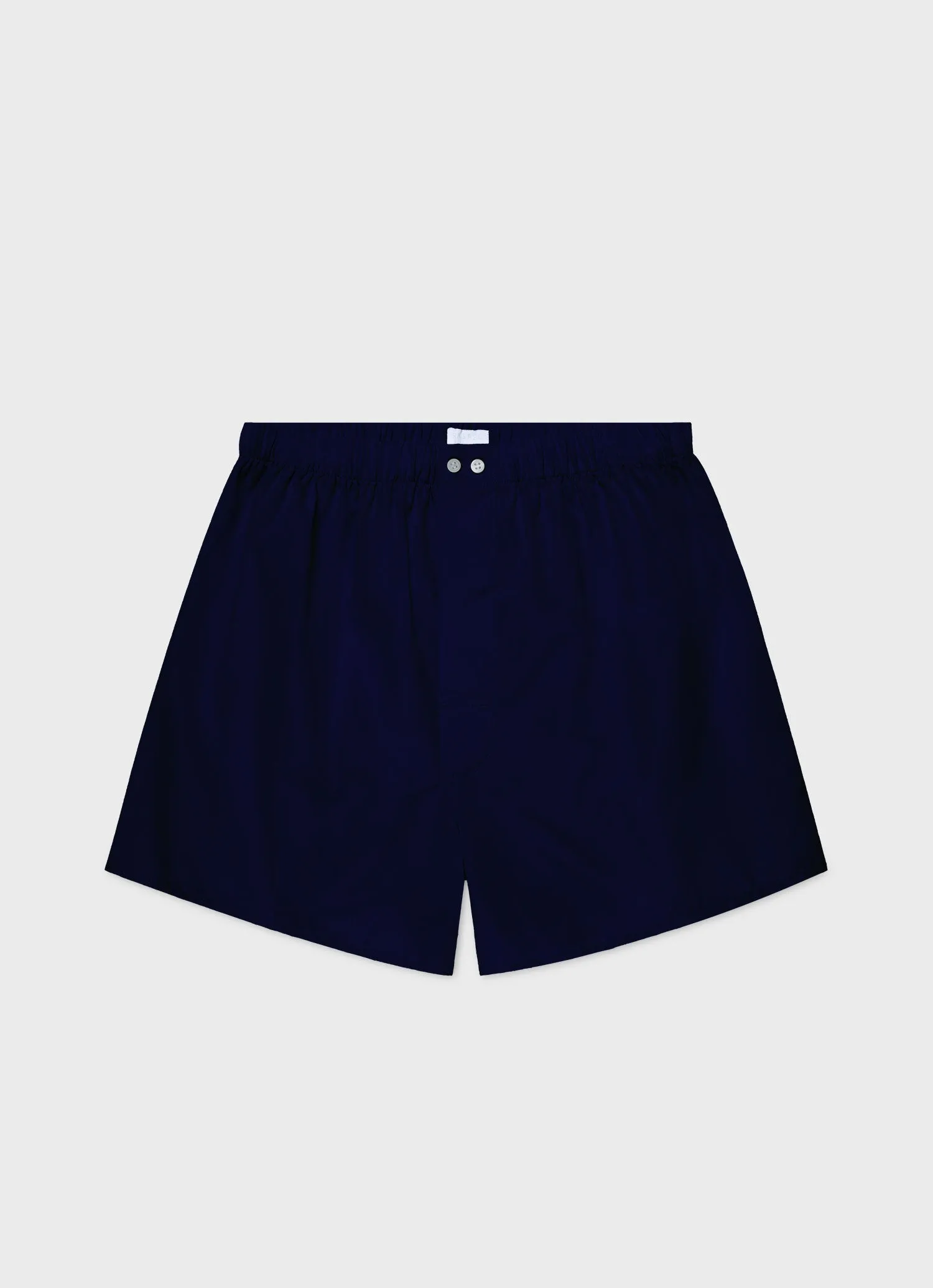 Men's Sea Island Cotton Boxer Short in Navy sold by Sunspel
