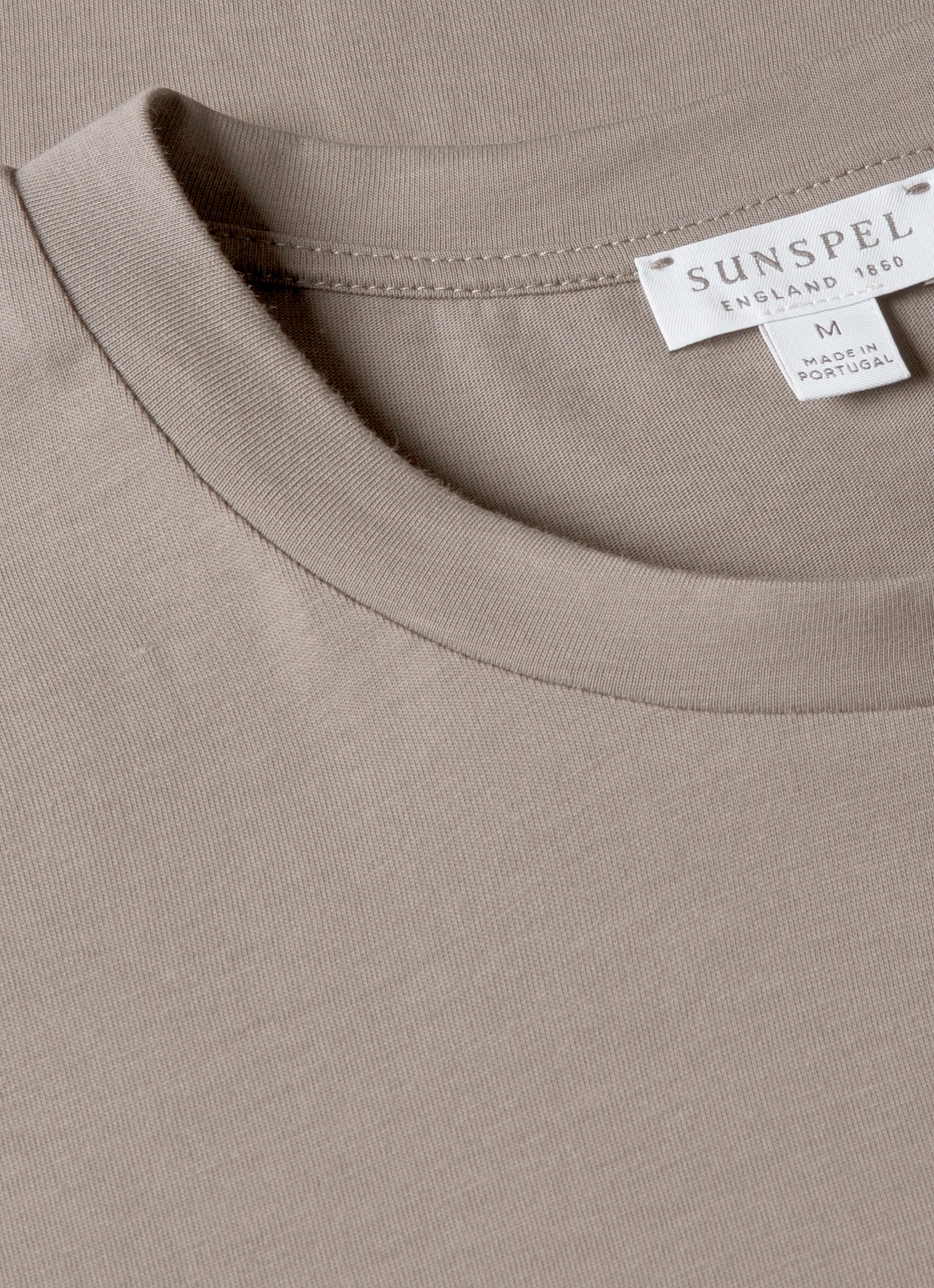 Men's Riviera Midweight T-shirt in Iron Grey sold by Sunspel product image thumbnail 4