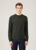 Men's Loopback Sweatshirt in Dark Green sold by Sunspel