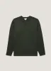Men's Loopback Sweatshirt in Dark Green sold by Sunspel