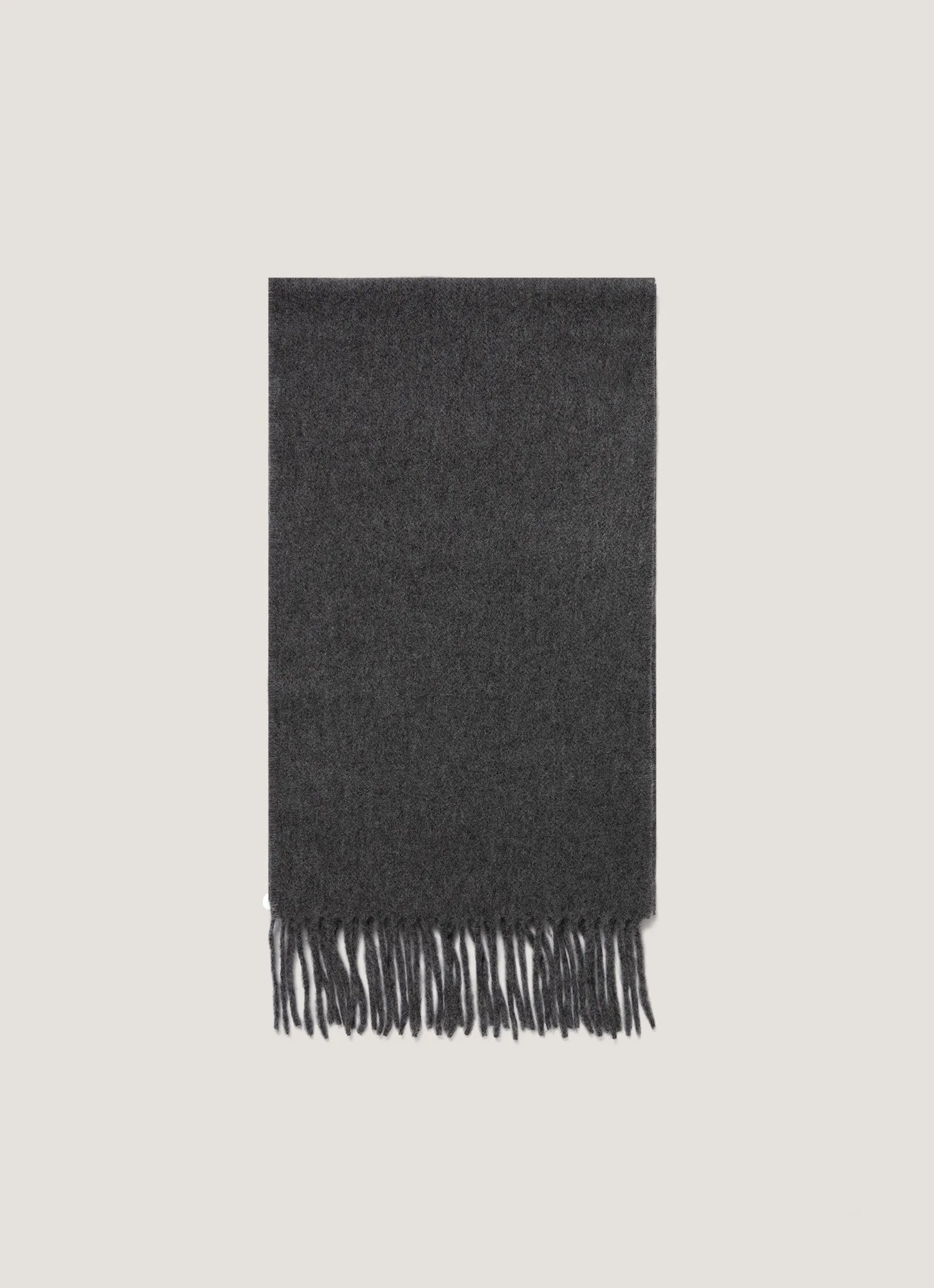 Cashmere Scarf in Charcoal Melange sold by Sunspel