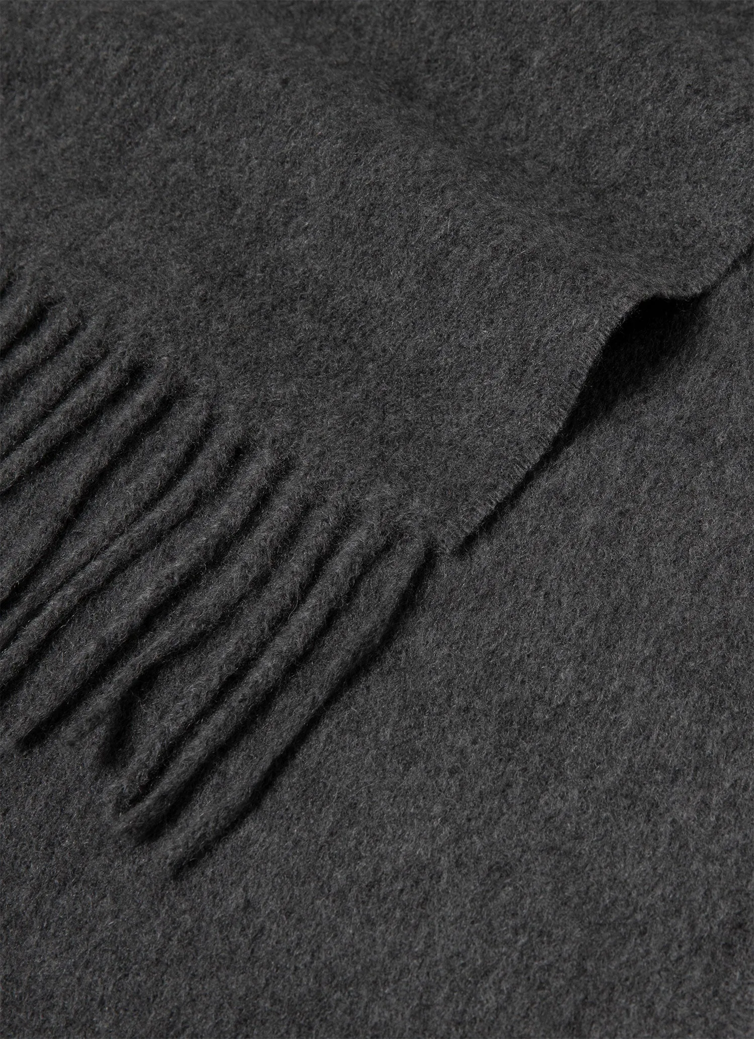 Cashmere Scarf in Charcoal Melange sold by Sunspel product image thumbnail 2