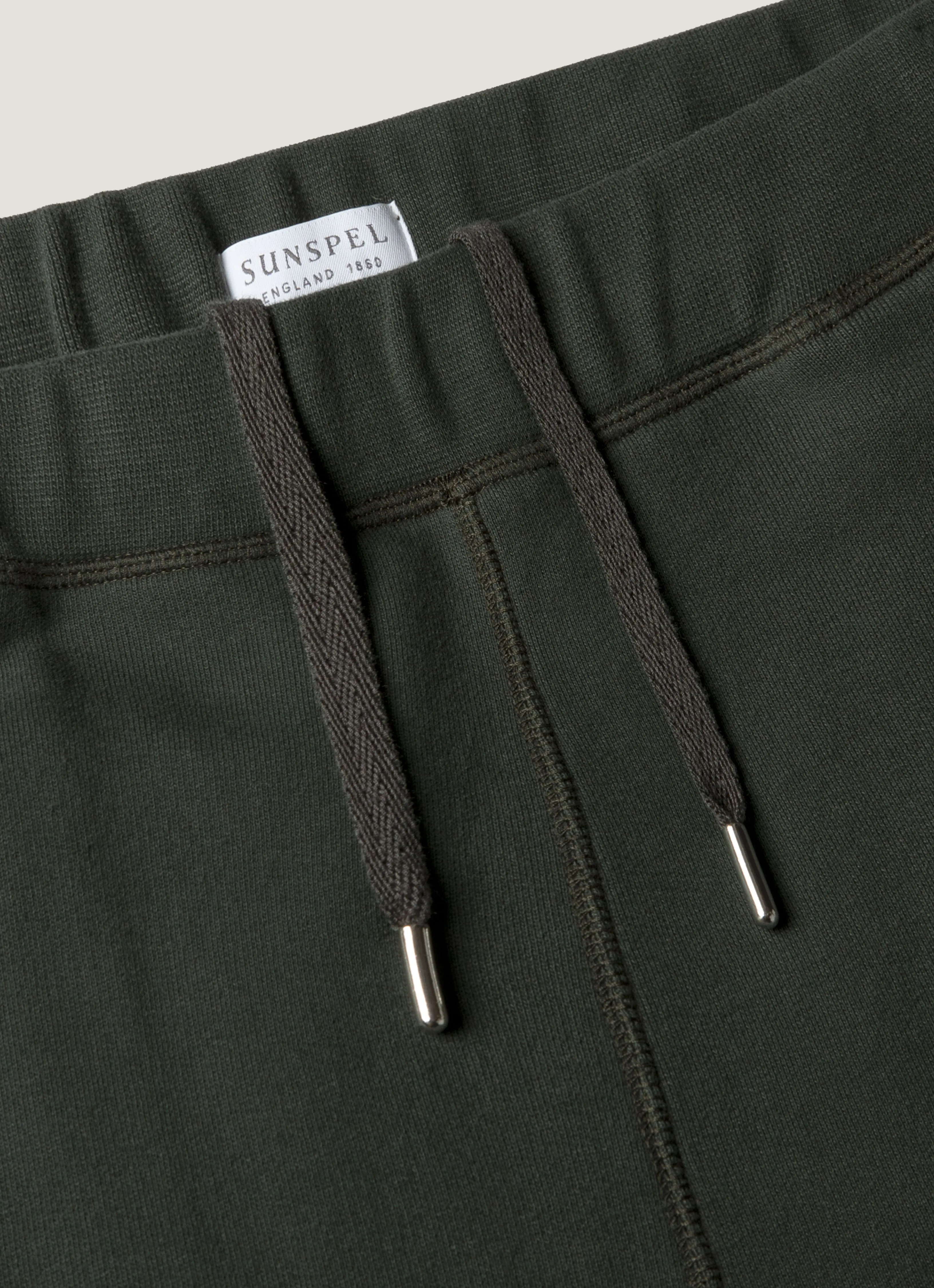 Men's Loopback Sweatpants in Dark Green sold by Sunspel product image thumbnail 4