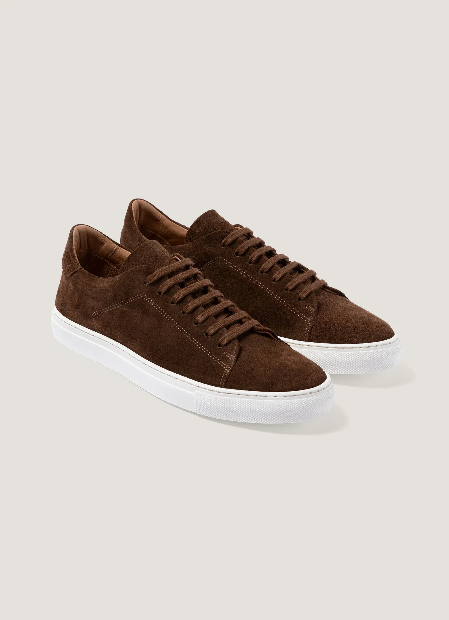 Men's Suede Tennis Shoe in Brown sold by Sunspel product image thumbnail 2