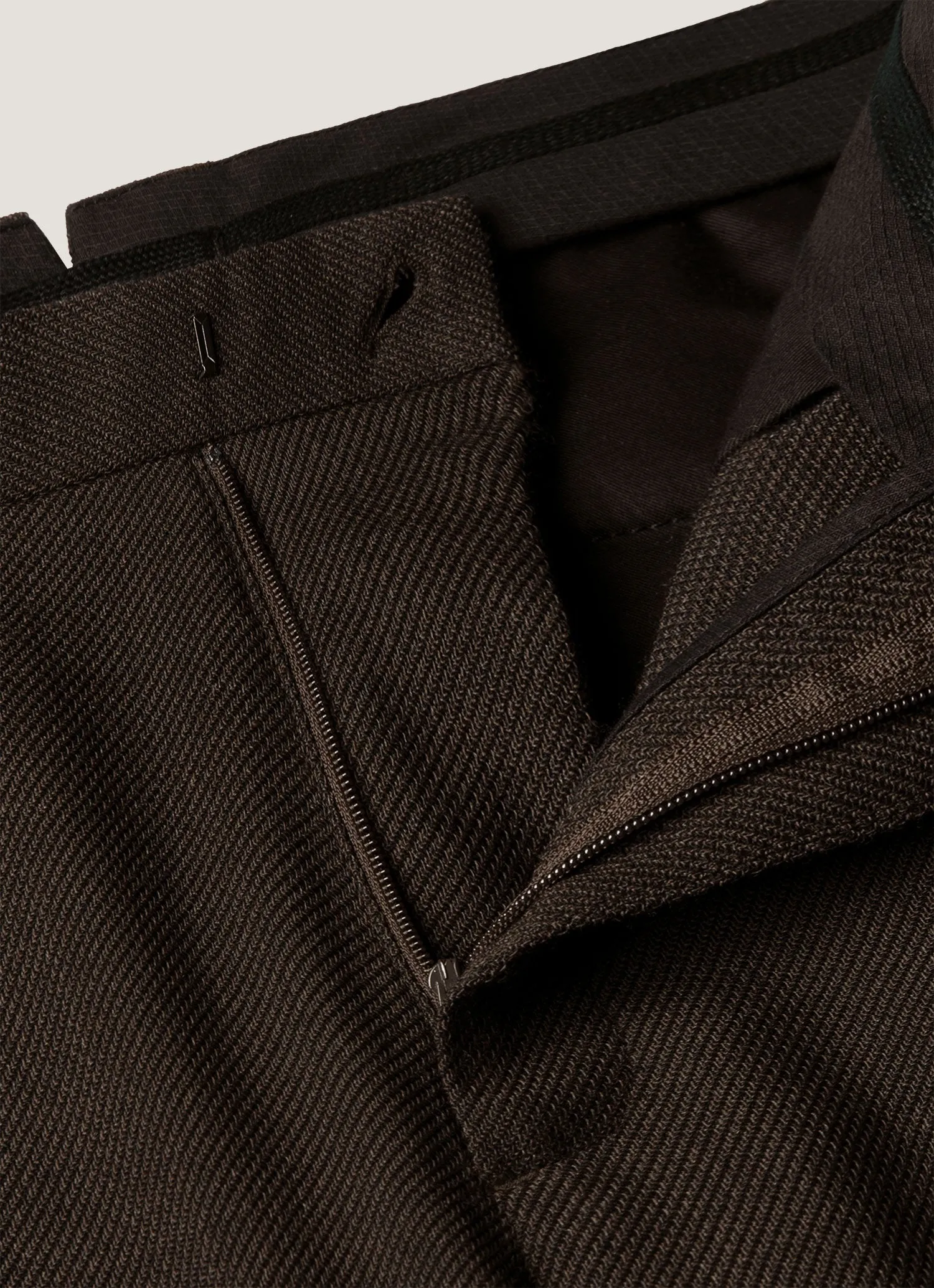 Men's Textured Wool Trouser in Navy sold by Sunspel product image thumbnail 4