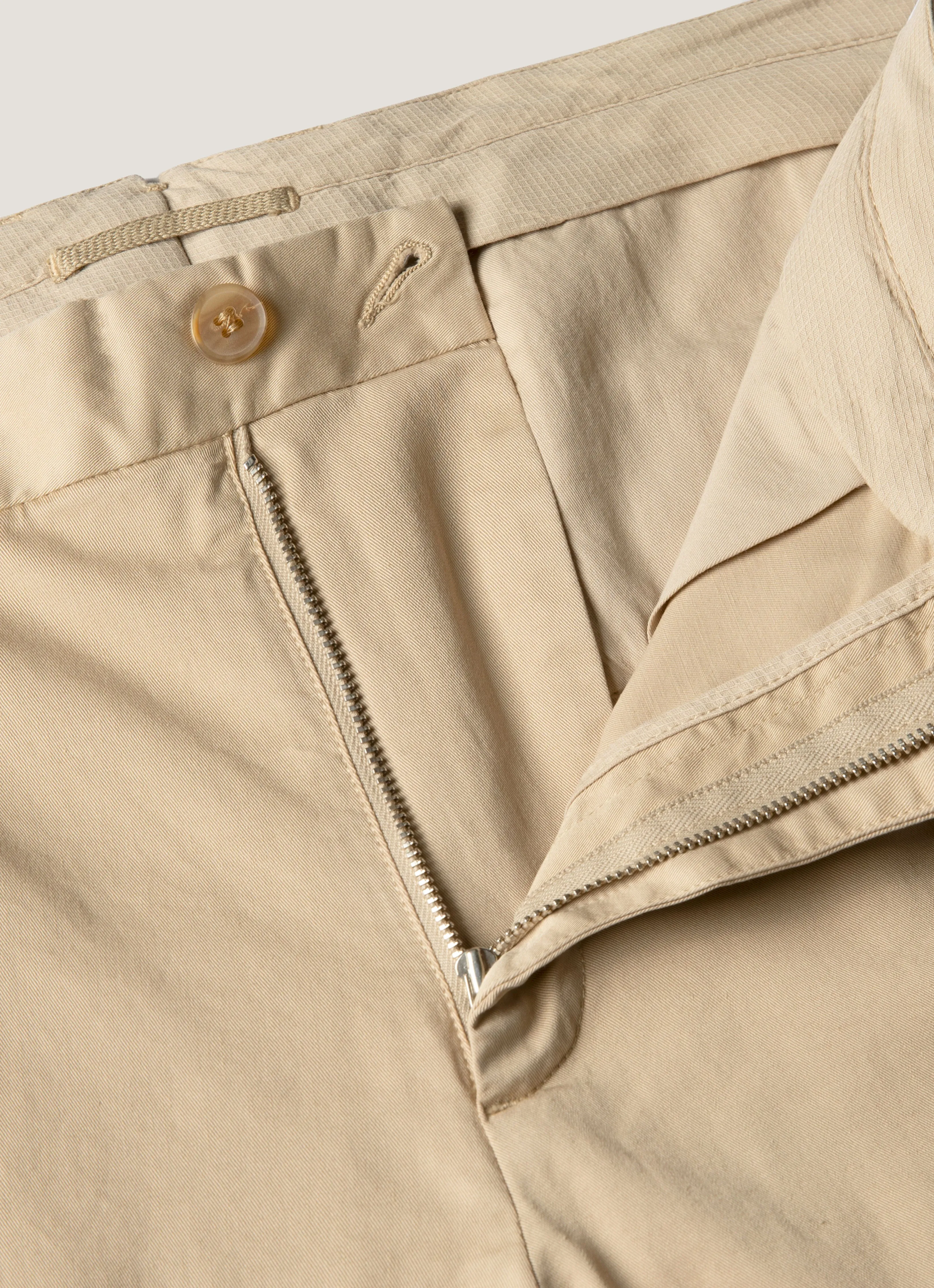 Men's Regular Fit Chino in Light Stone sold by Sunspel product image thumbnail 4