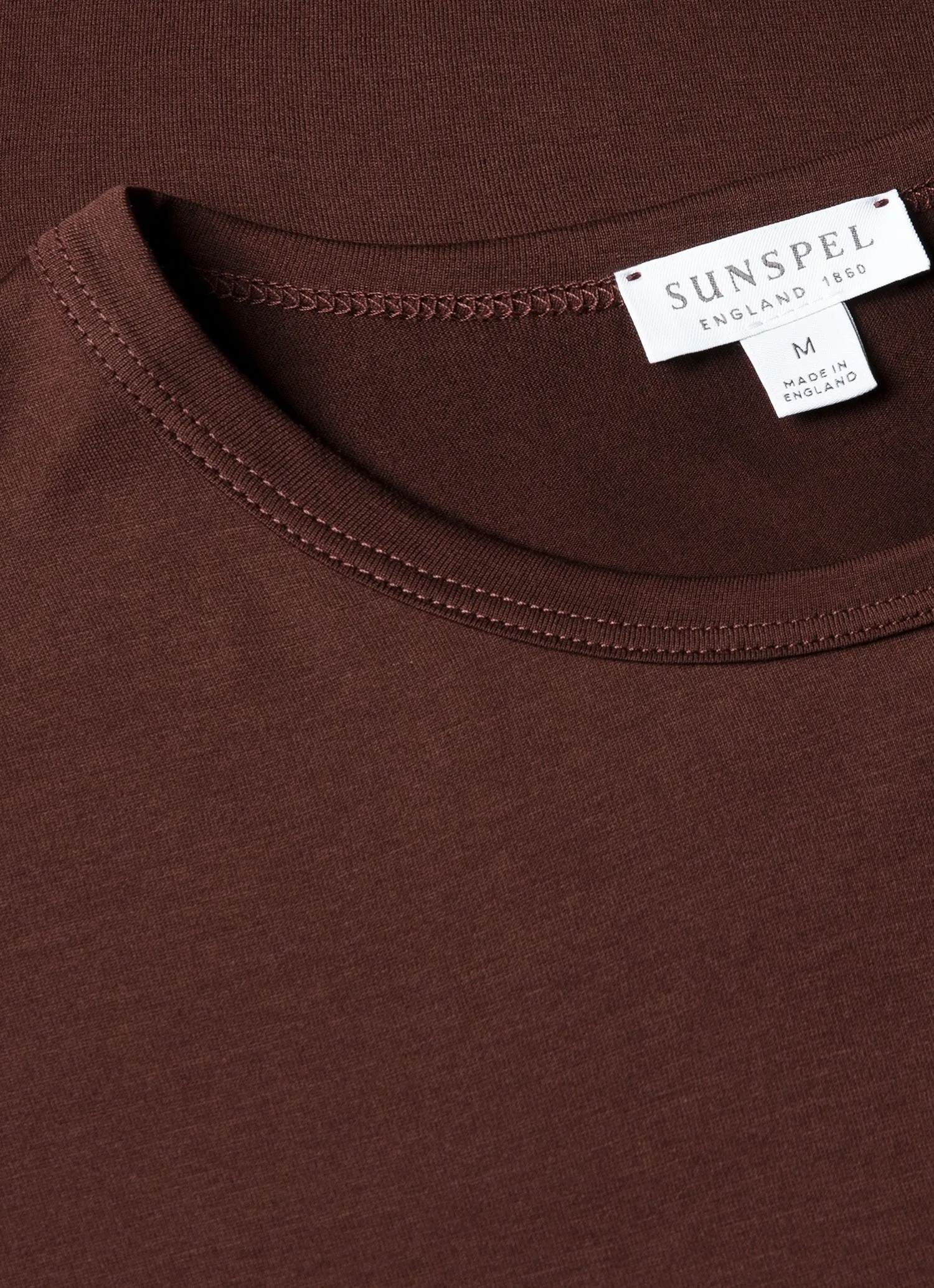 Men's Classic T-shirt in Bakelite sold by Sunspel product image thumbnail 4